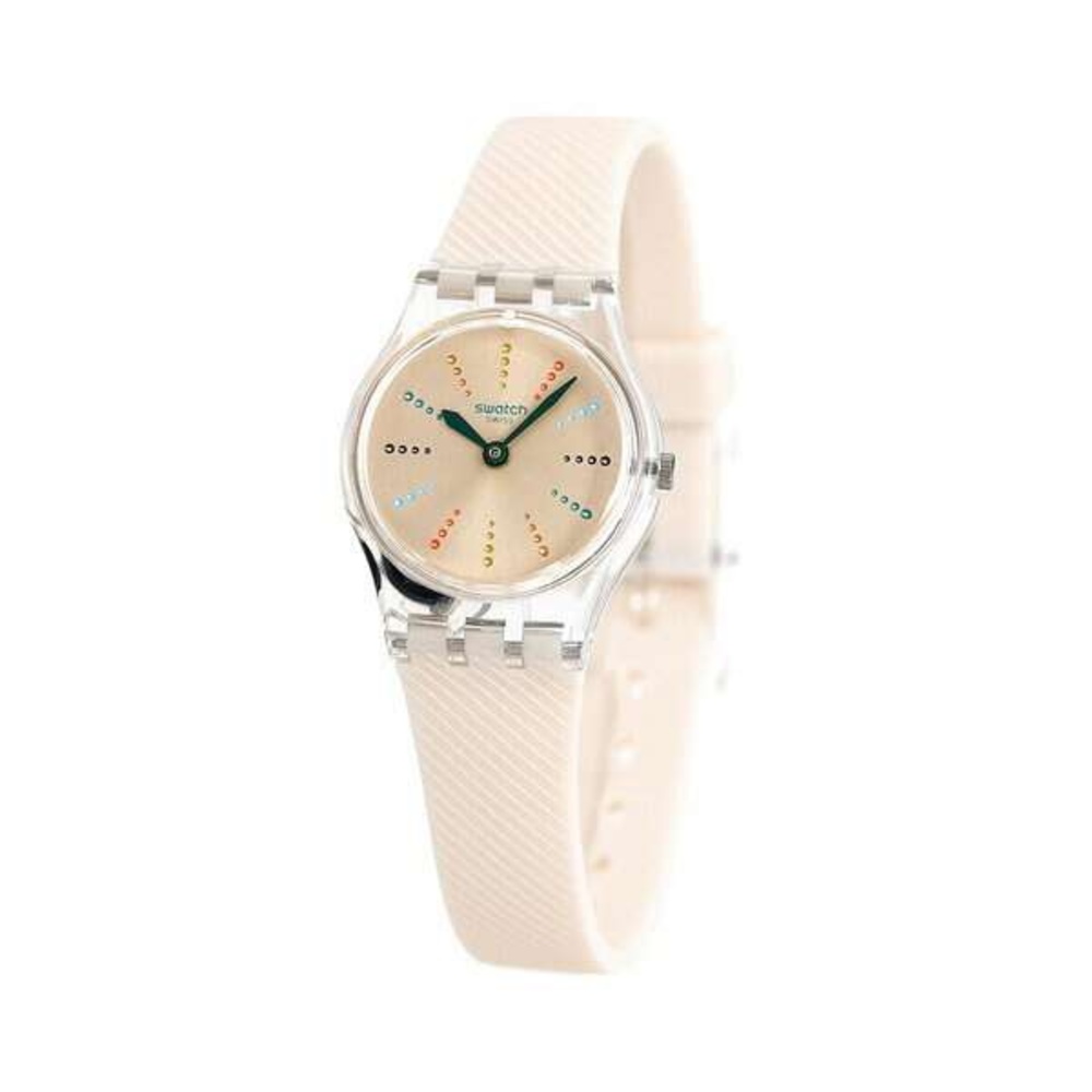 Swatch women’s dial watch beige LK372